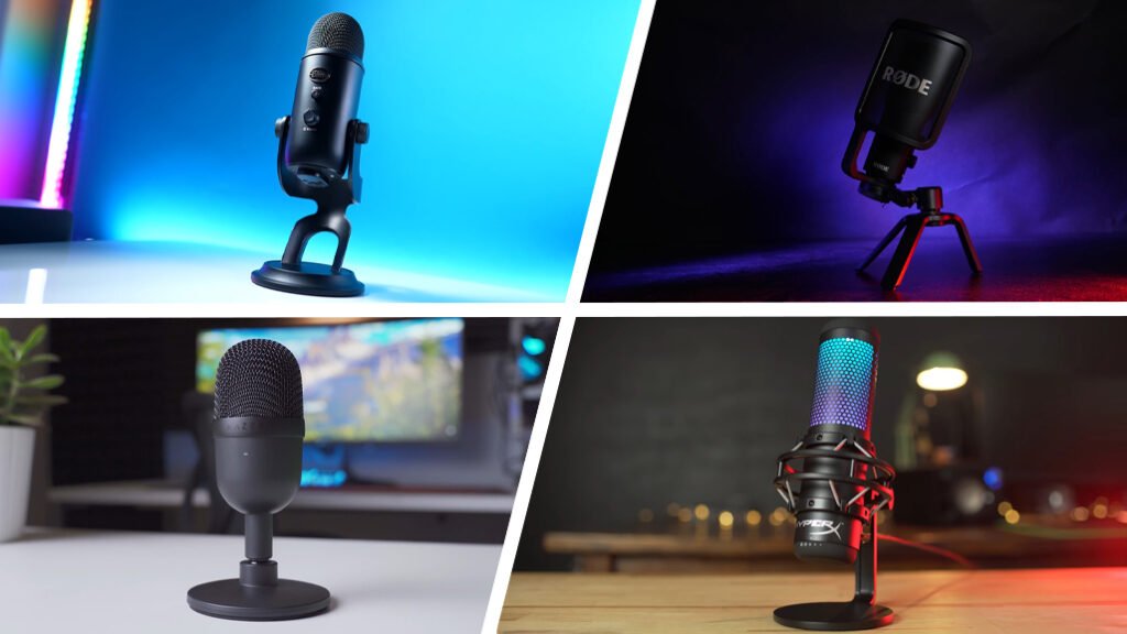 BEST MICROPHONE FOR GAMERS IN 2024 BEST OVERALL GAMING MIC, BEST RGB GAMING MIC, BEST BUDGET GAMING MIC