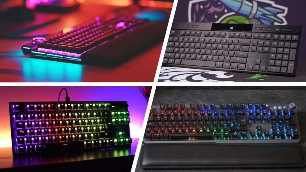 THE BEST KEYBOARD FOR GAMING IN 2024 BEST OVERALL, WIRELESS, TYPING AND GAMING, BUDGET, BUILD QUALITY, CUSTOMIZABLE RGB, BUDGET TKL GAMING KEYBOARD